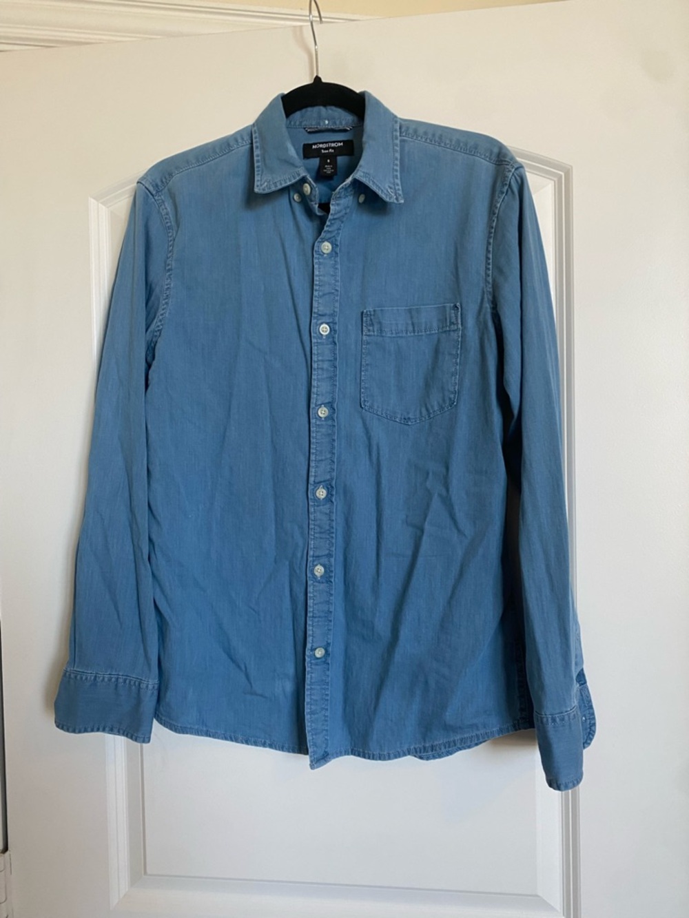 Nordstrom Light Blue Casual Button-Down Shirt